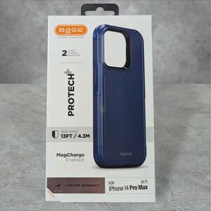 A9. Base ProTech+ MagCharge Case for Apple iPhone 14 Pro Max - Blue
